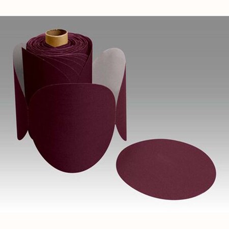 3M Stikit Paper Disc Roll 763U, 6 In X Nh P120 F-Weight, 100 Discs Per Roll 7000118103